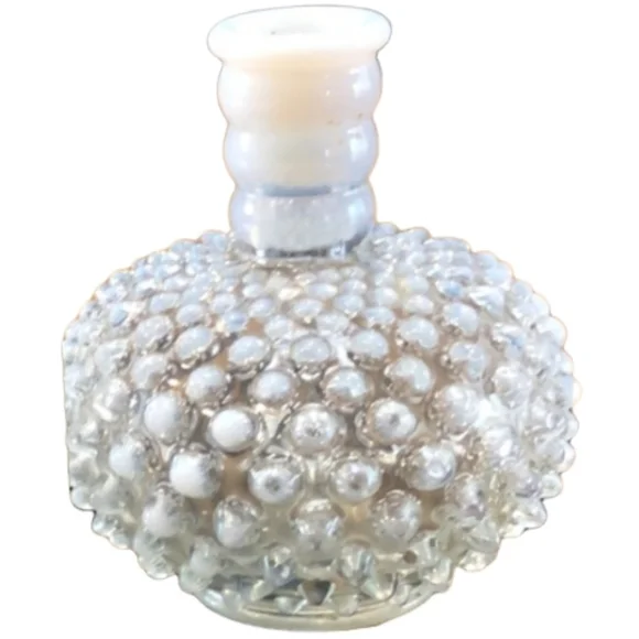 🏺vintage Fenton glowy opalescent hobnail glass bottle or vase - Picture 2 of 9